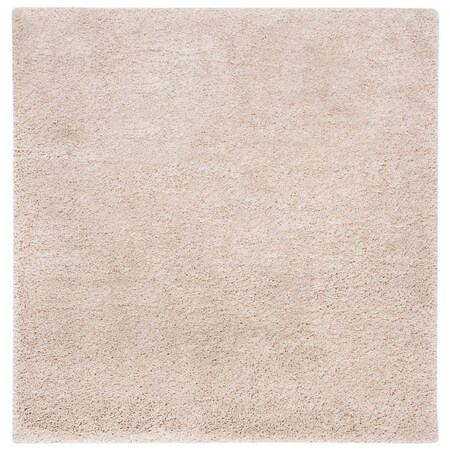 Safavieh 6 ft. 7 in. x 6 ft. 7 in. Royal Shag 100 Square Power-Loomed Rug Beige RYG115B-7SQ